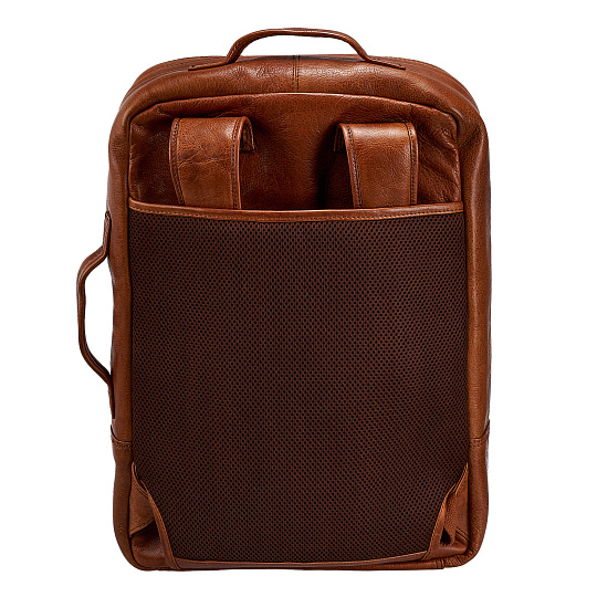 Рюкзак Dr.Koffer из натуральной кожи светло-коричневый