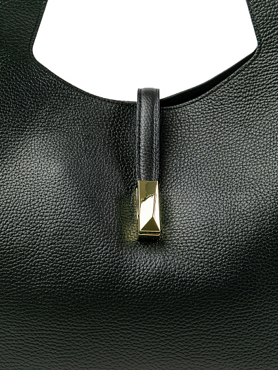 Женская сумка Dr.Koffer из натуральной кожи черная