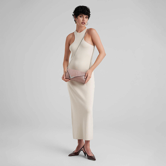 Женская сумка Dr. Koffer из натуральной кожи розовая