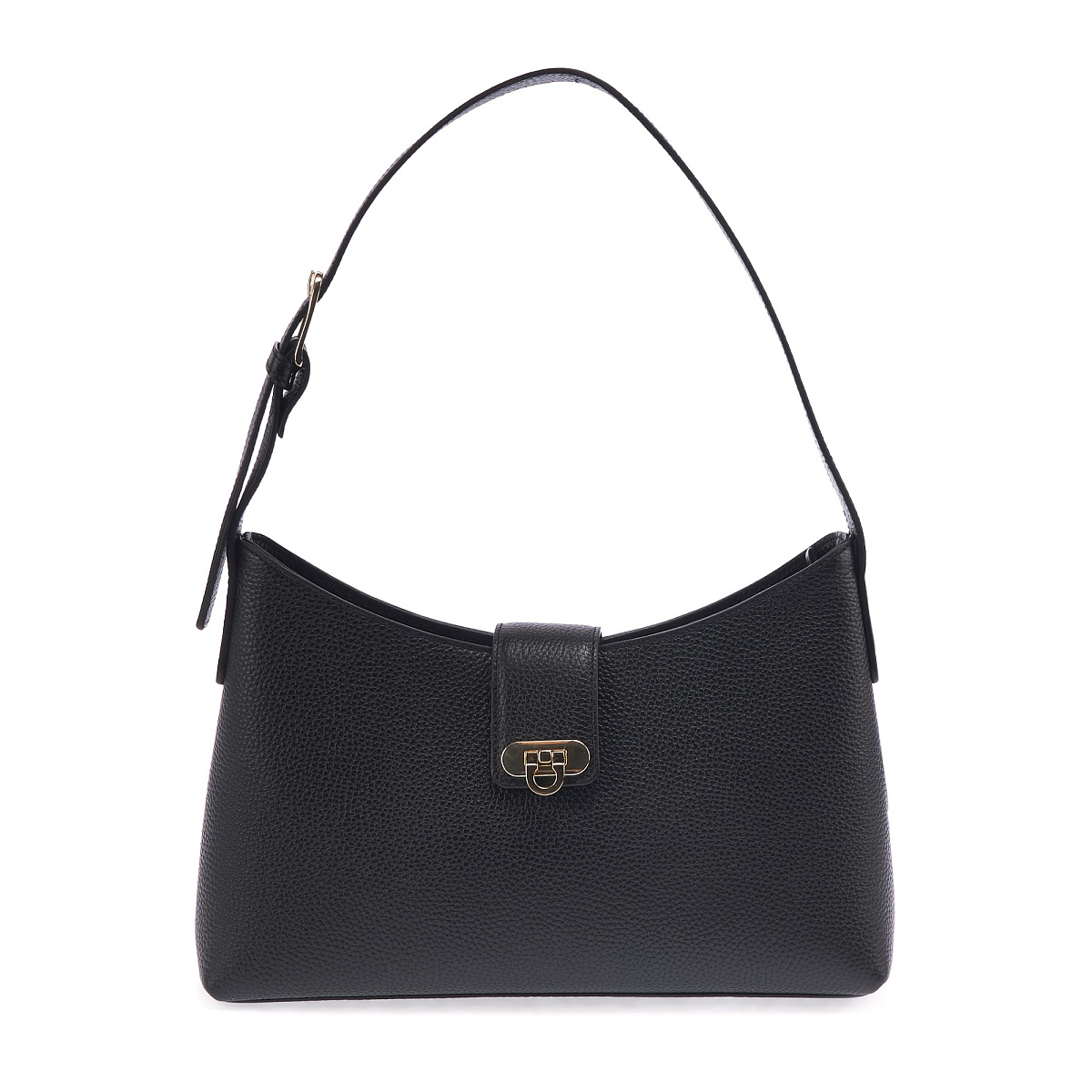 Женская сумка Dr. Koffer из натуральной кожи черная