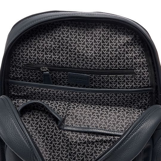 Рюкзак Dr.Koffer из натуральной кожи синий