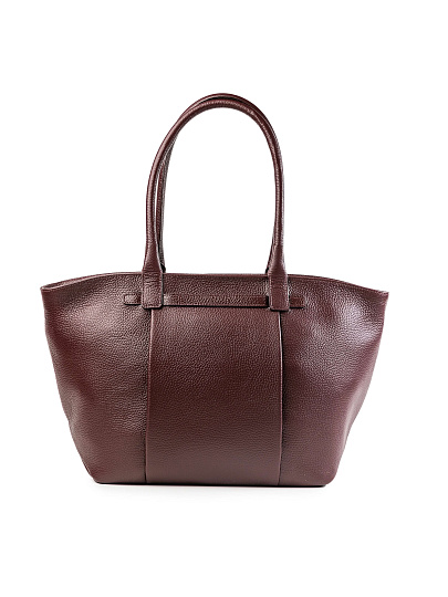 Женская сумка Dr.Koffer из натуральной кожи бордовая