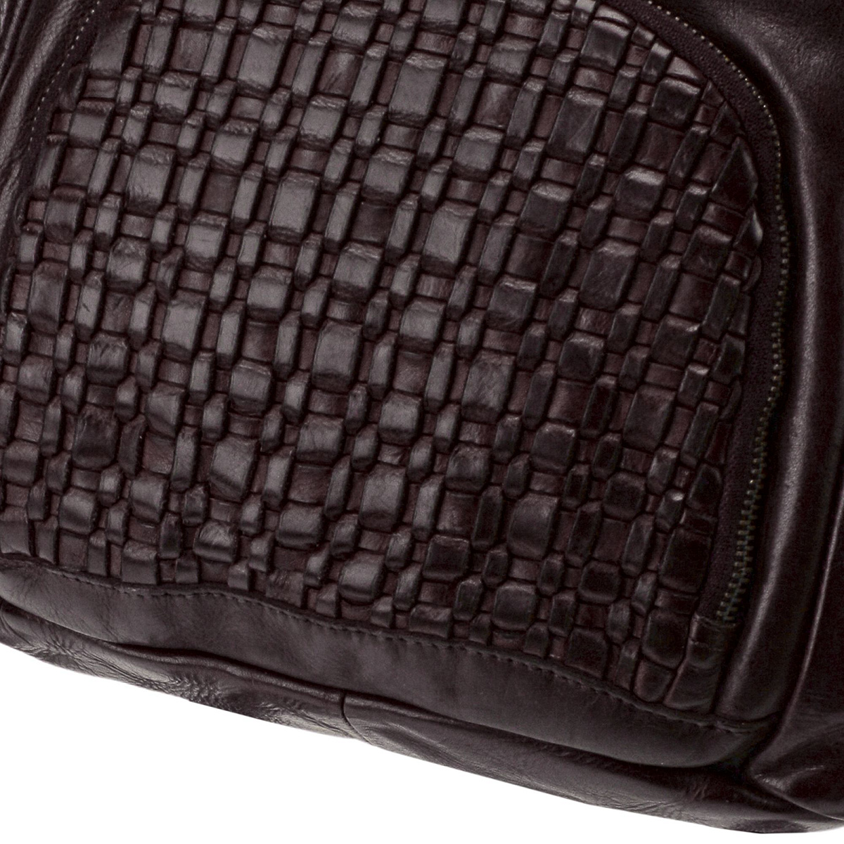 Рюкзак Dr.Koffer из натуральной кожи темно-коричневый