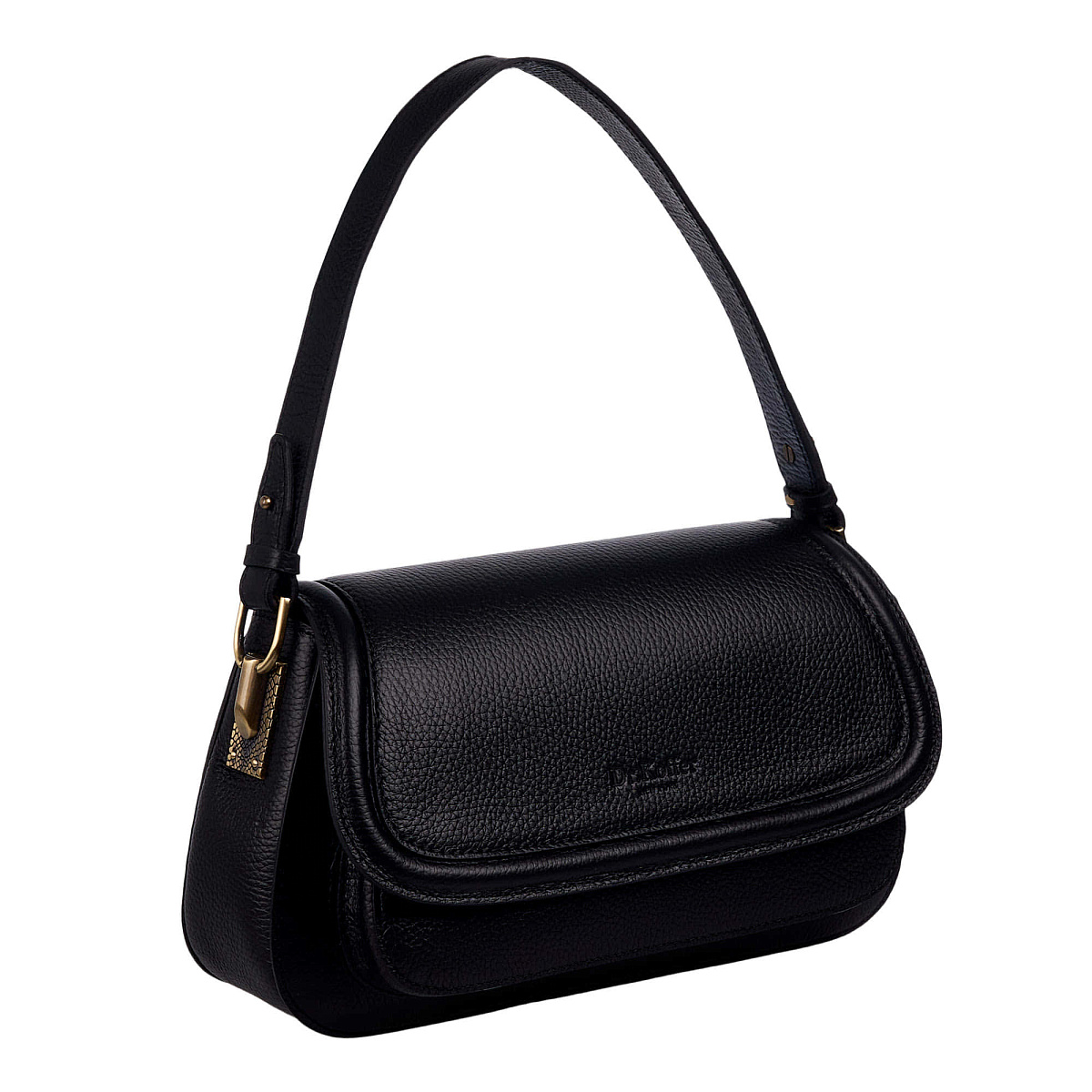 Женская сумка Dr. Koffer из натуральной кожи черная