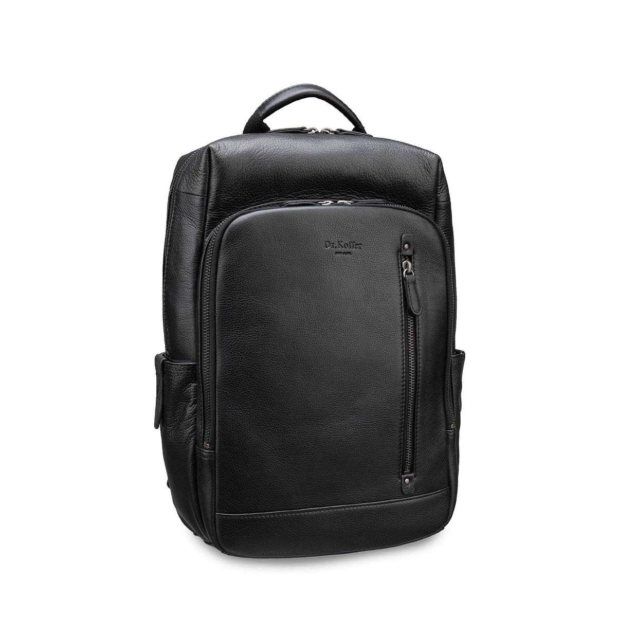 Рюкзак Dr.Koffer из натуральной кожи черный