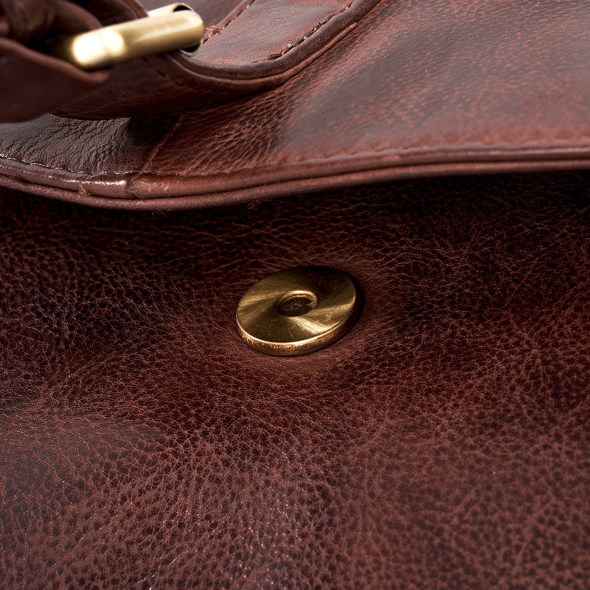 Сумка через плечо Dr.Koffer из натуральной кожи коричневая