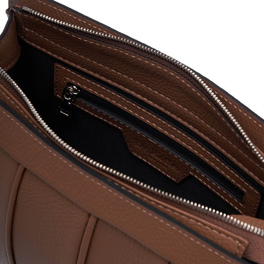 Женская сумка Dr. Koffer из натуральной кожи коричневая