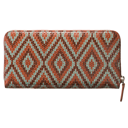 Портмоне Dr.Koffer из натуральной кожи красное