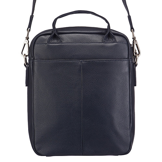 Сумка через плечо Dr.Koffer из натуральной кожи синяя