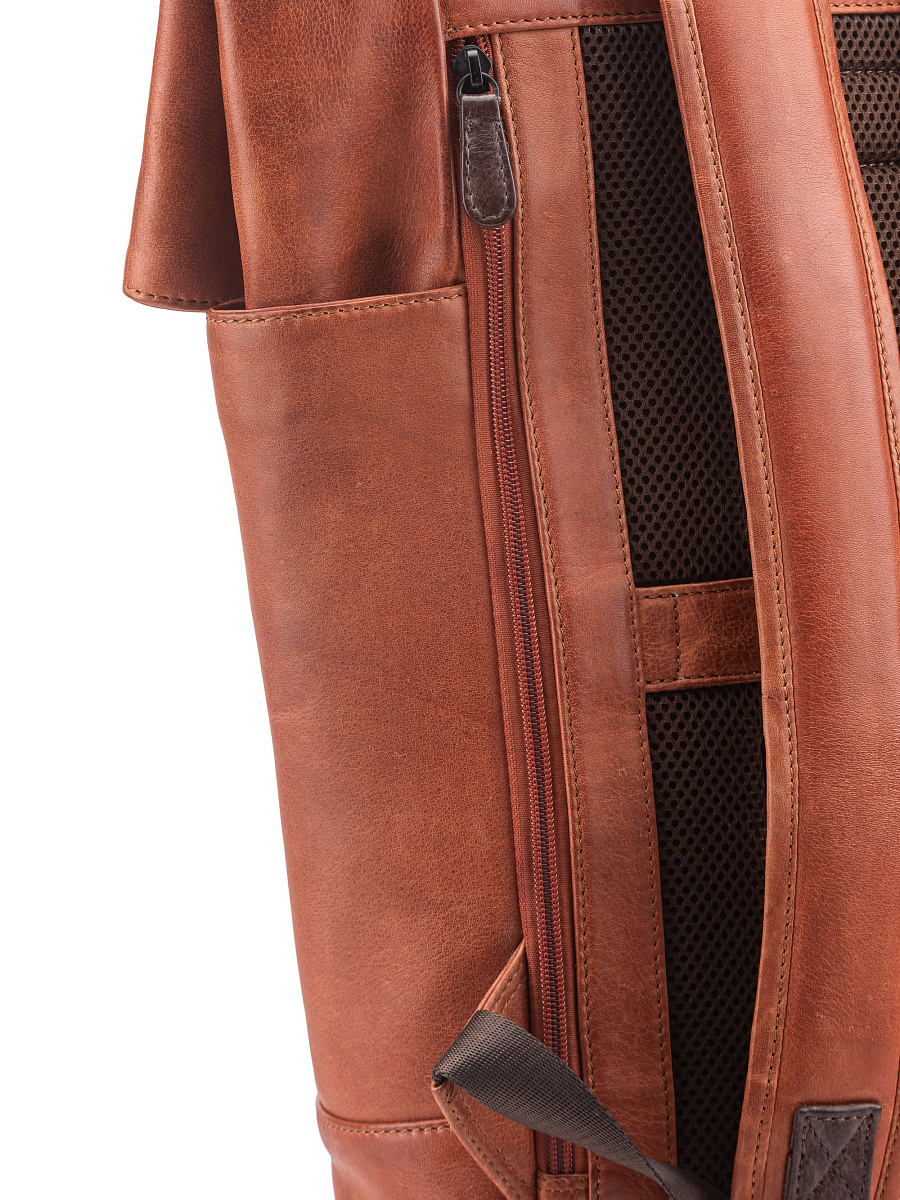 Рюкзак Dr. Koffer из натуральной кожи коричневый