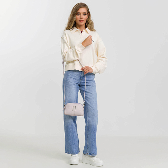 Женская сумка Dr. Koffer из натуральной кожи розовая