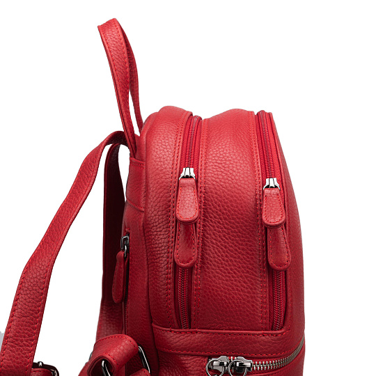 Рюкзак Dr.Koffer из натуральной кожи красный