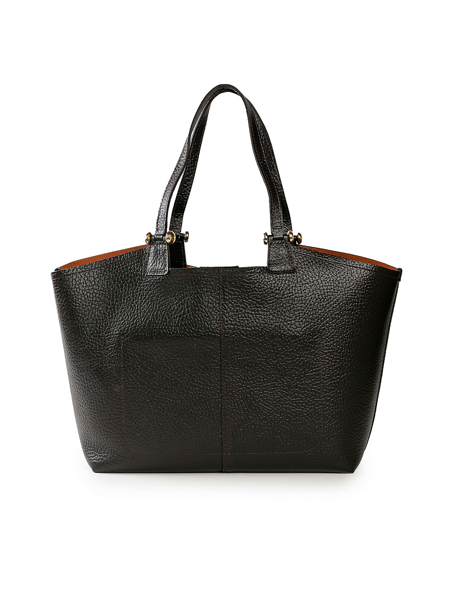 Женская сумка Dr. Koffer из натуральной кожи коричневая