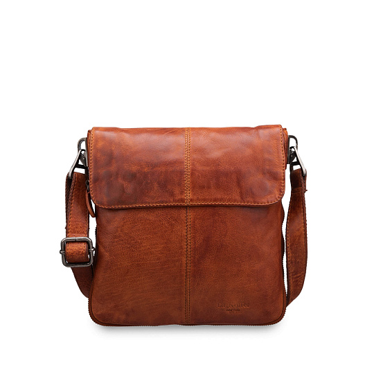 Сумка через плечо Dr.Koffer из натуральной кожи коричневая