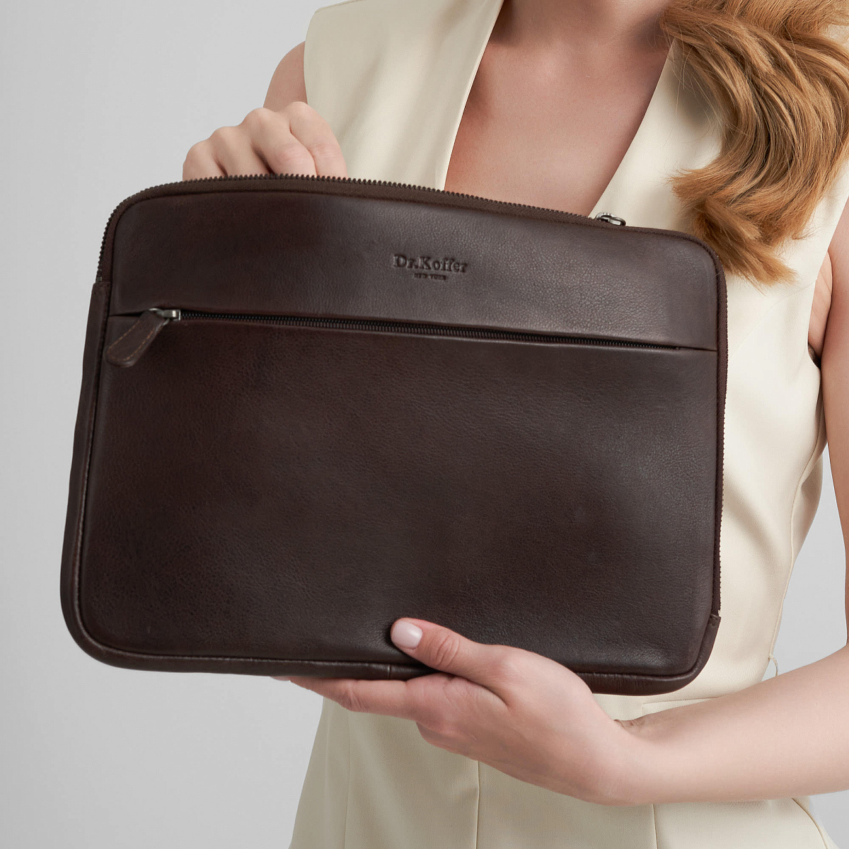 Папка для документов Dr. Koffer из натуральной кожи