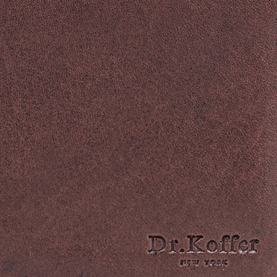 Портмоне Dr.Koffer из натуральной кожи коричневое