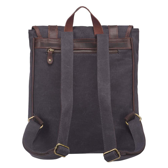 Рюкзак Dr.Koffer из натуральной кожи серый