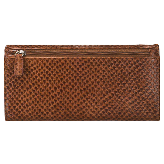 Портмоне Dr.Koffer из натуральной кожи коричневое