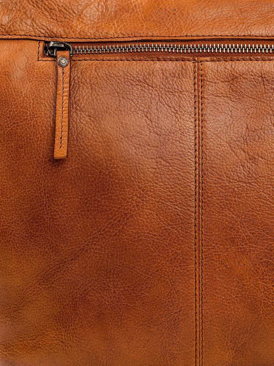 Сумка через плечо Dr.Koffer из натуральной кожи коричневая