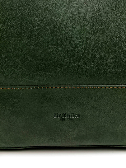 Рюкзак Dr.Koffer из натуральной кожи зеленый