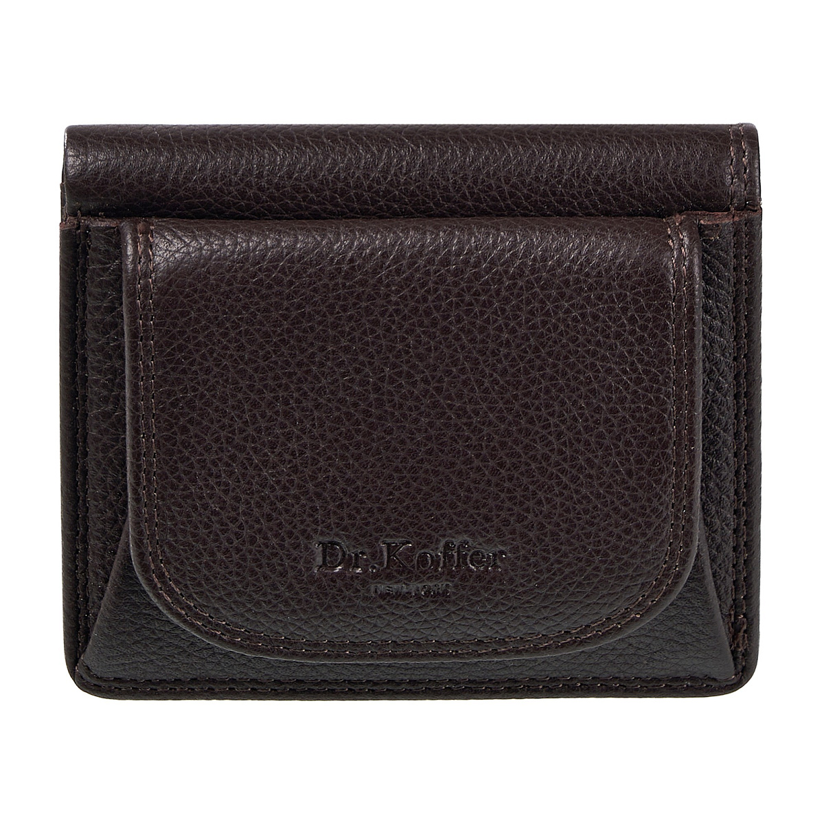 Кошелек Dr.Koffer из натуральной кожи коричневый