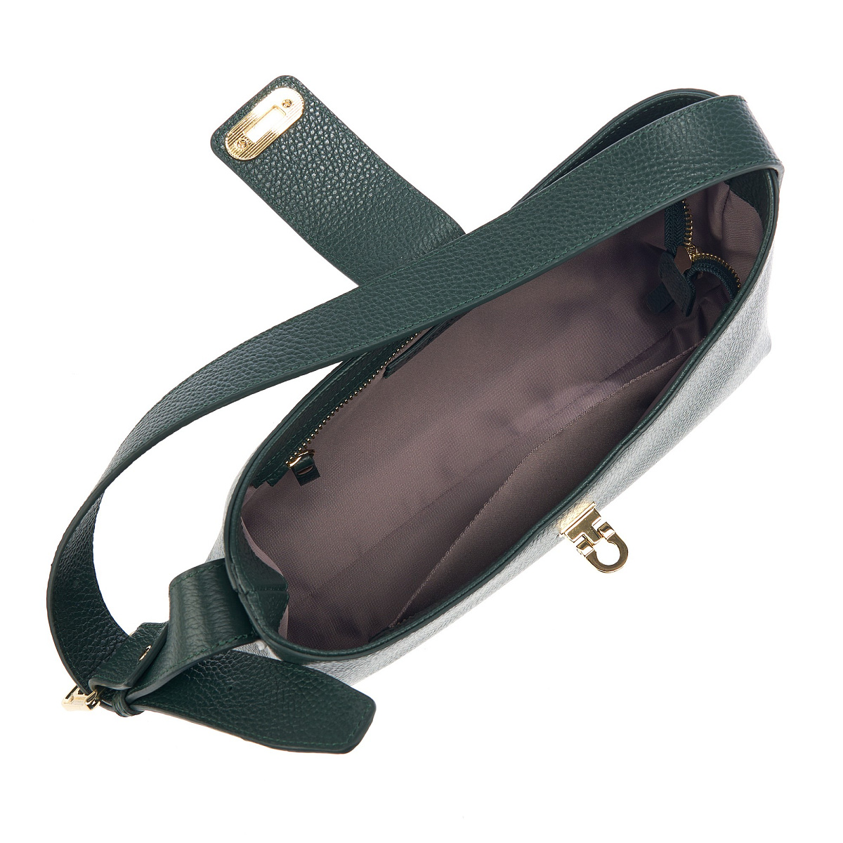 Женская сумка  Dr. Koffer из натуральной кожи зеленая