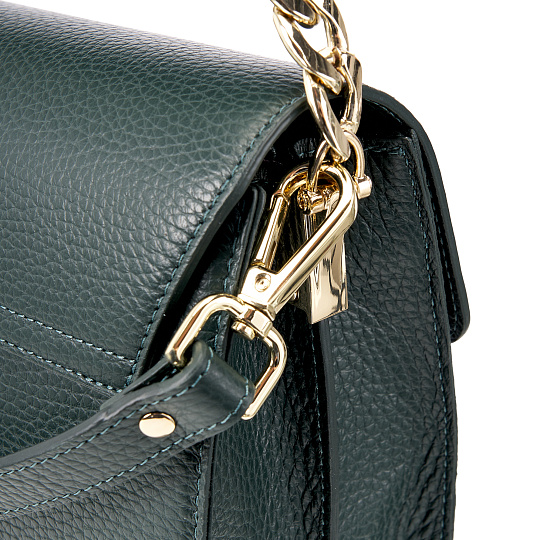 Женская сумка  Dr. Koffer из натуральной кожи зеленая