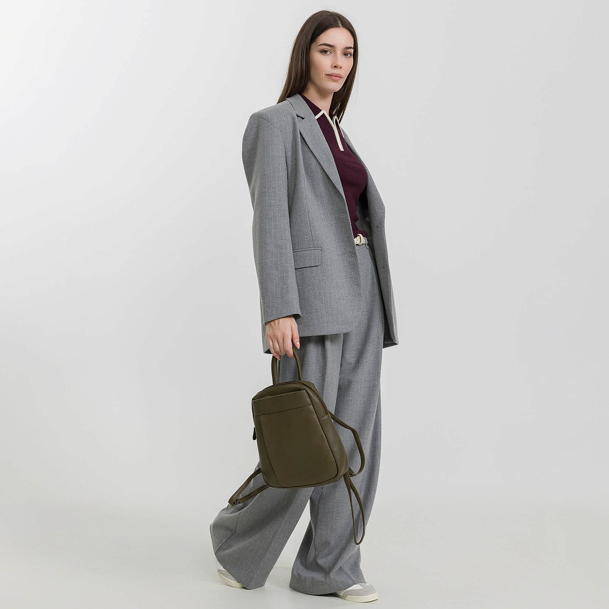 Рюкзак Dr.Koffer из натуральной кожи коричневый