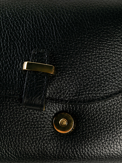 Женская сумка Dr. Koffer из натуральной кожи черная