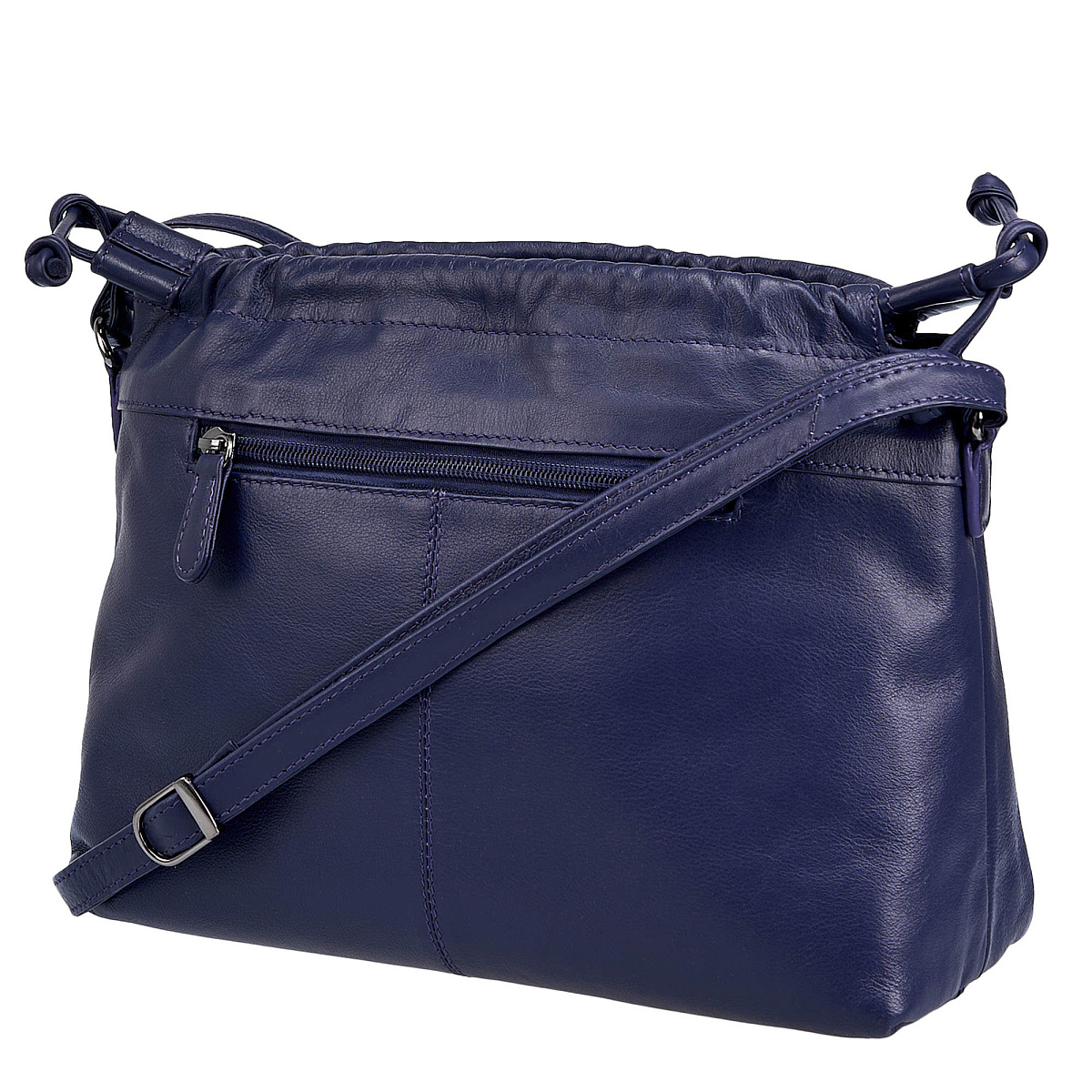 Женская сумка Dr.Koffer из натуральной кожи синяя