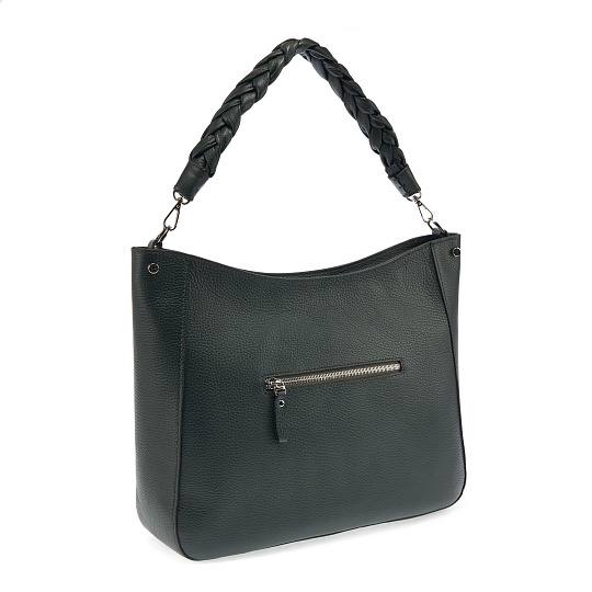 Женская сумка Dr. Koffer из натуральной кожи зеленая