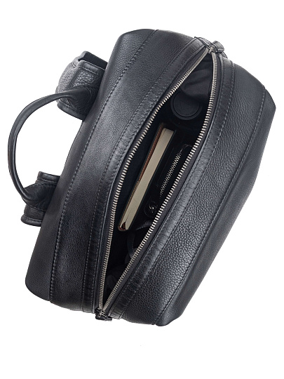 Рюкзак Dr. Koffer из натуральной кожи черный