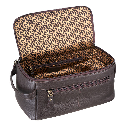 Несессер Dr.Koffer из натуральной кожи коричневый