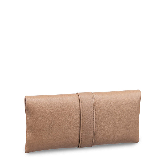 Очечник Dr.Koffer из натуральной кожи бежевый