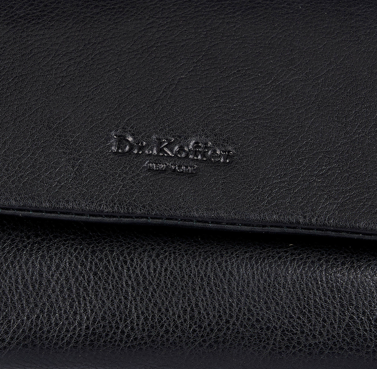 Портмоне Dr.Koffer из натуральной кожи черное