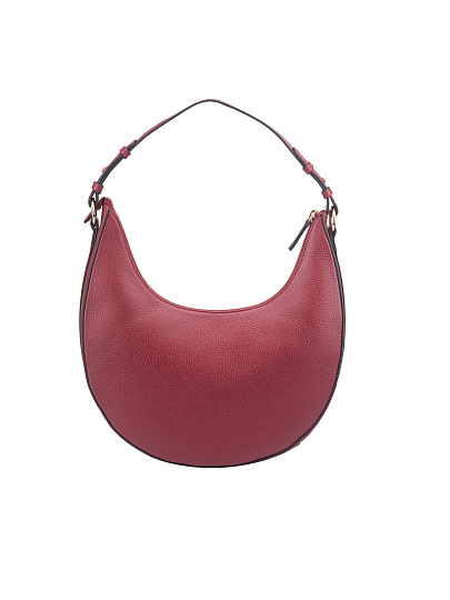 Женская сумка Dr. Koffer из натуральной кожи бордовая