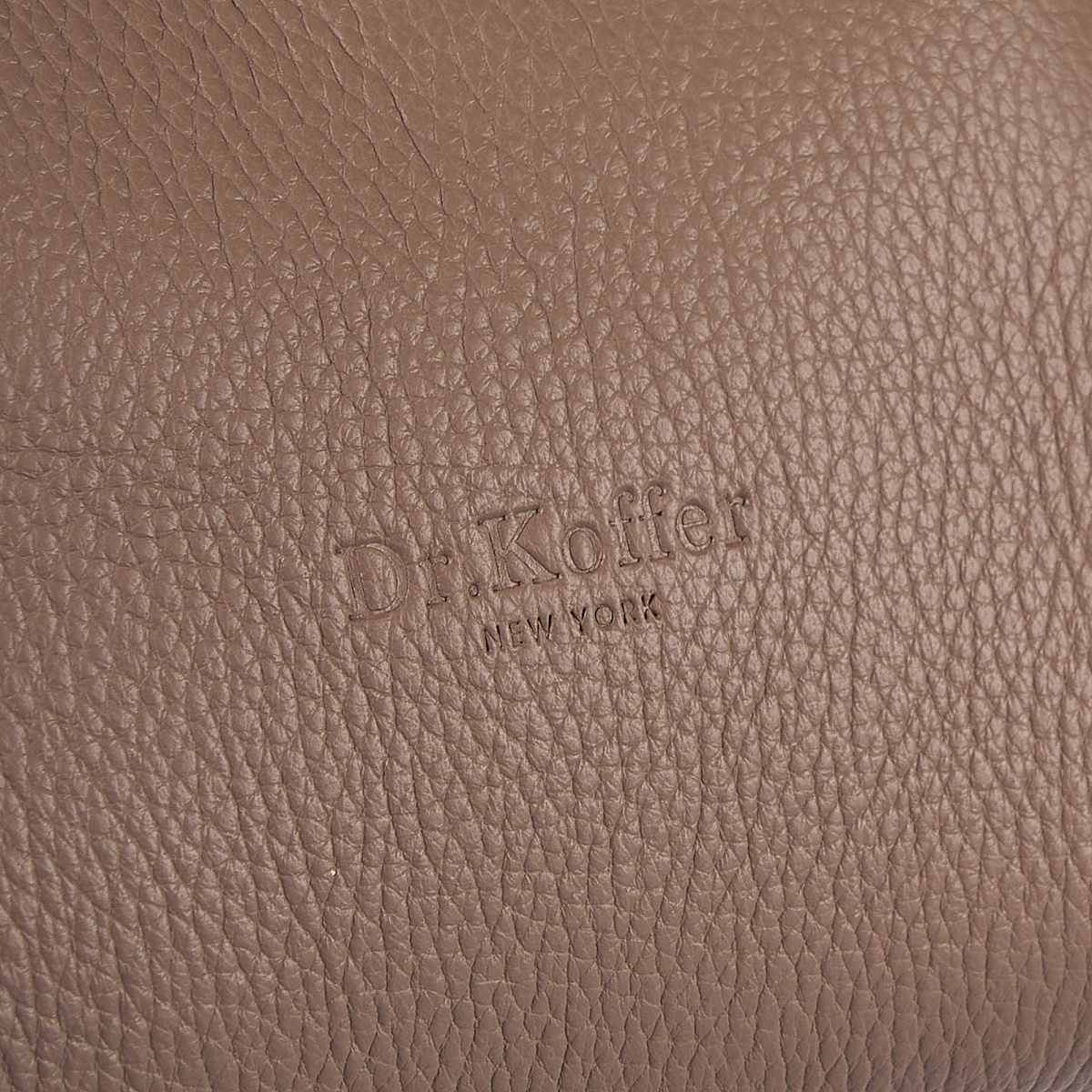 Женская сумка Dr. Koffer из натуральной кожи бежевая