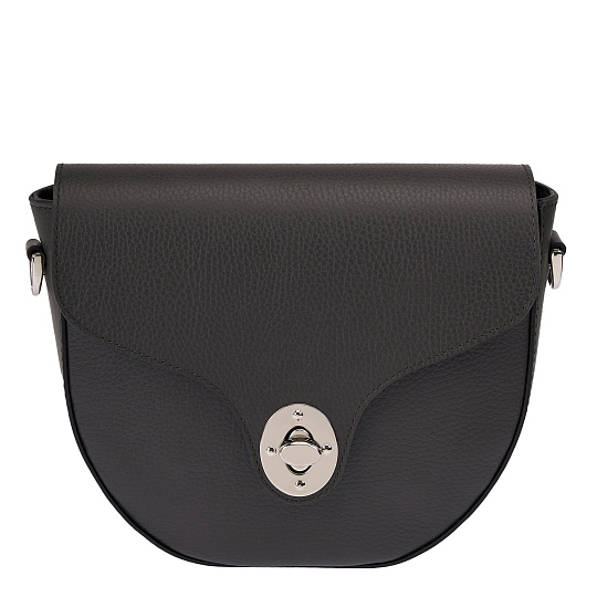 Женская сумка Dr. Koffer из натуральной кожи серая