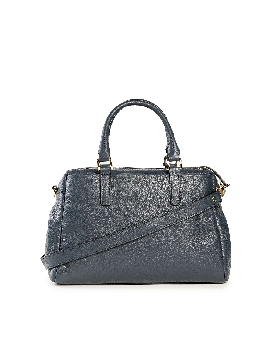 Женская сумка Dr. Koffer из натуральной кожи синяя