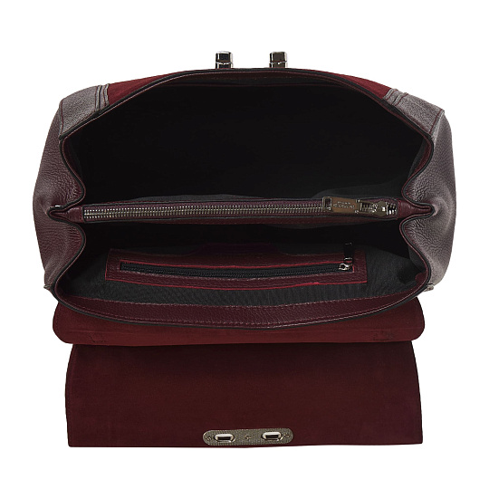 Бордовый сэтчел Dr. Koffer 5613SV-03