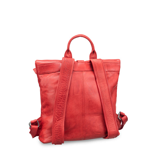 Рюкзак Dr.Koffer из натуральной кожи красный