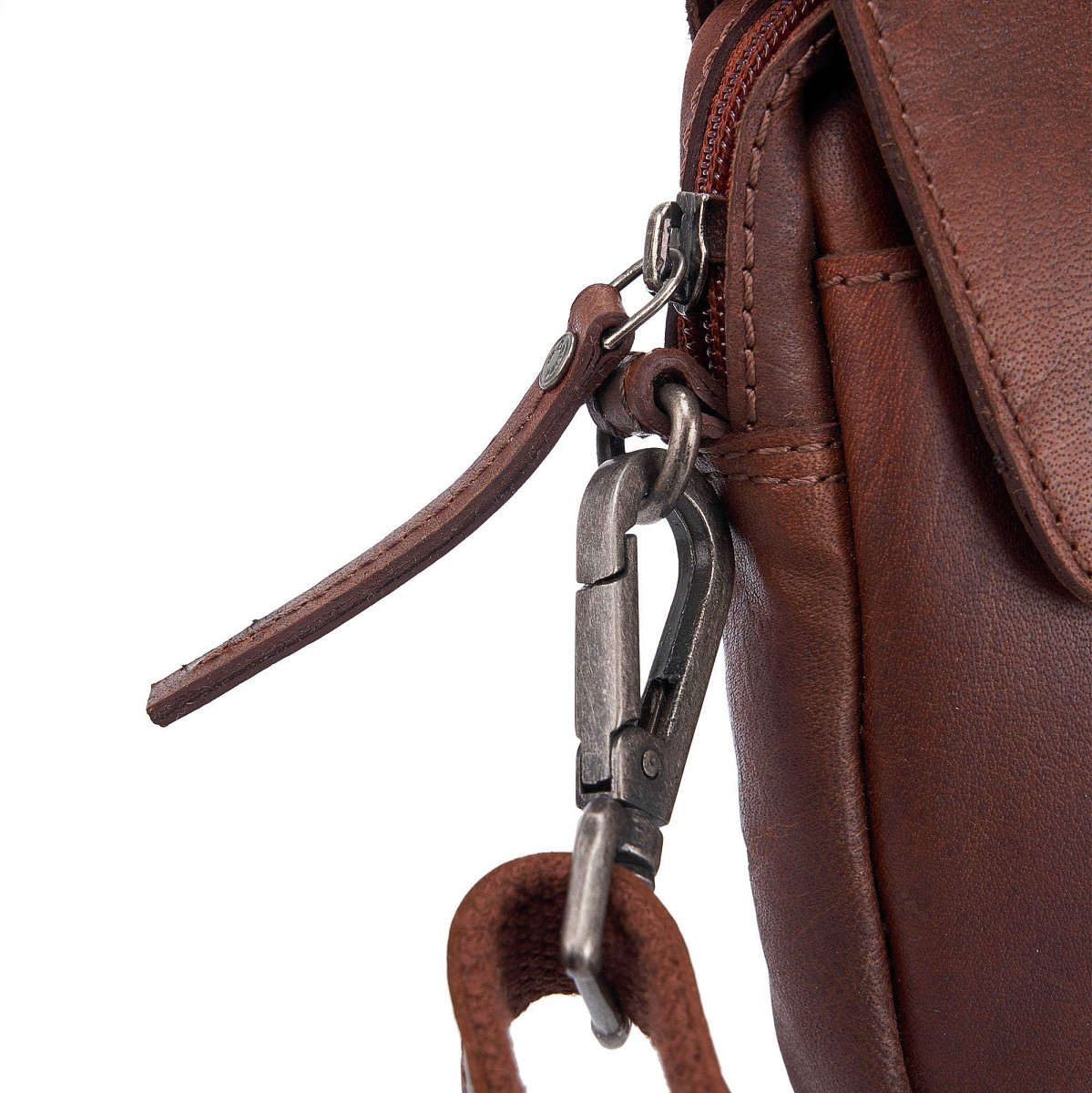 Женская сумка Dr.Koffer из натуральной кожи светло-коричневая