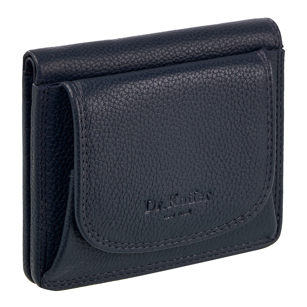 Кошелек Dr.Koffer из натуральной кожи синий