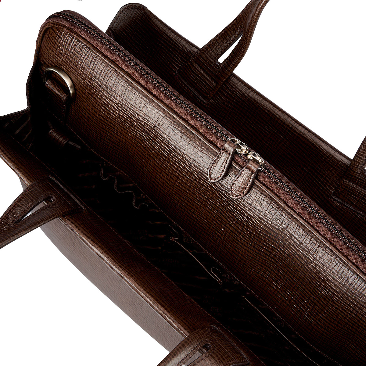 Женская сумка Dr.Koffer из натуральной кожи коричневая