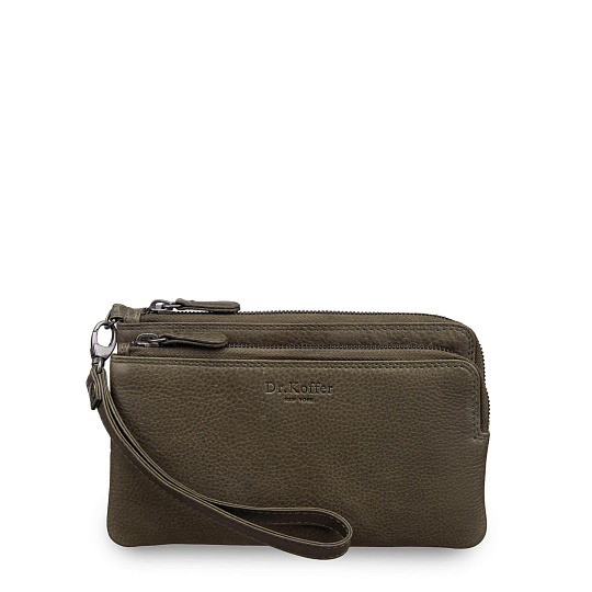 Портмоне Dr.Koffer из натуральной кожи розовое