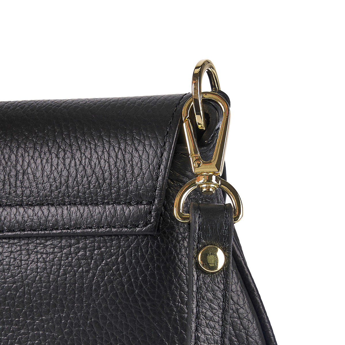 Женская сумка Dr. Koffer из натуральной кожи черная