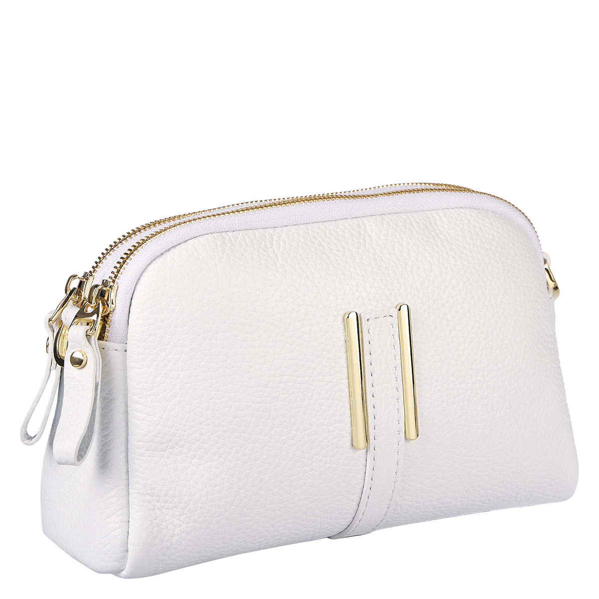 Женская сумка Dr. Koffer из натуральной кожи белая