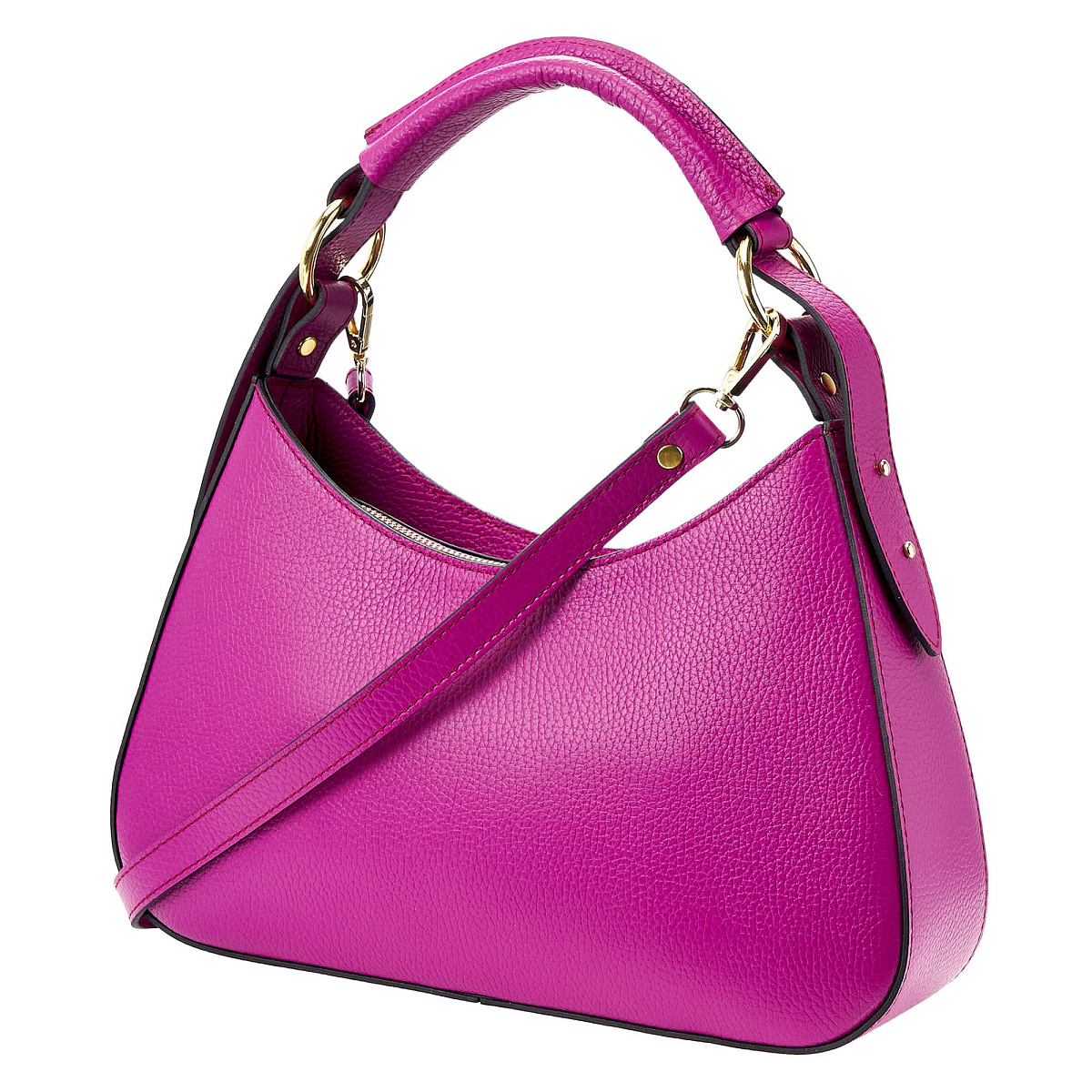 Женская сумка Dr. Koffer из натуральной кожи розовая