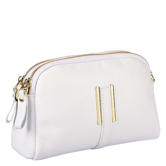 Женская сумка Dr. Koffer из натуральной кожи белая