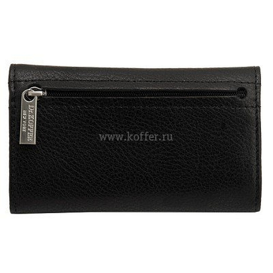 Ключница Dr.Koffer из натуральной кожи черная